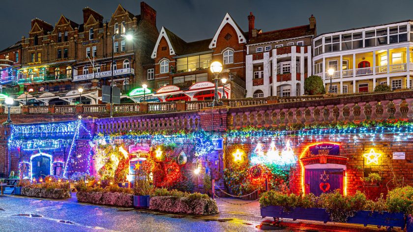 Ramsgate Harbour Christmas lights